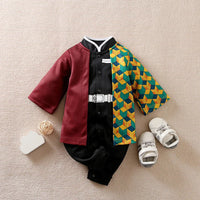 Newborn Baby Anime Cape Style Children Long Sleeve Cotton Bodysuit, Cute Kids Boys Girls Romper Econic Blanks
