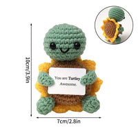 Crochet Positive Energy Doll Pocket Hug Mother's Day Gifts 2026 Handmade Knitted Ornament Handmade Crochet Doll Graduation Gifts Quick Pick Grocers