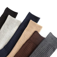 Man Long Socks Plus Combed Cotton Striped Business Breathable,Deodorant Party Dress Large Size Formal Socks Gentleman EU45-50 Quick Pick Grocers