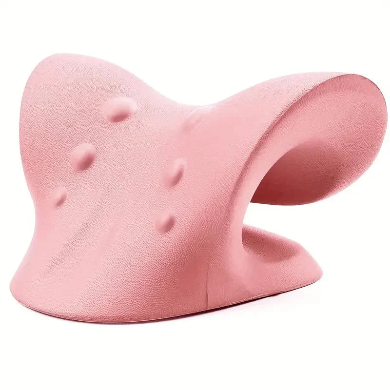 C-Type Neck Shoulder Relaxer Cervical Spine Stretch Muscle Relaxation Traction Device Massage Pillow Correction Chiropractic Econic Blanks