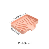 1-Pack Silicone Drain Soap Box Kitchen Bathroom Anti-slip Sink Tray Creative Washing Table Soap Tray Free Punch Drain Rack Econic Blanks