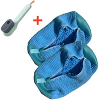 1/2/4PCS Shoe Washing Machine Bag with Liquid Shoe Brush Set Durable Laundry Shoe Bag and Soft Bristle Clean Brush for All Shoes Econic Blanks