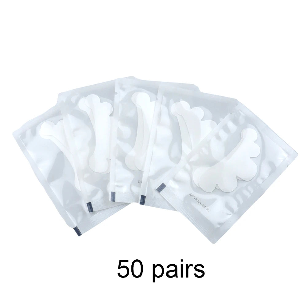 20/50Pairs Lash Extension Eye Stickers Hydrogel Patches Grafting Eyelashe Under Eye Pads Eyelashes Extension Lashes Tools Makeup Quick Pick Grocers