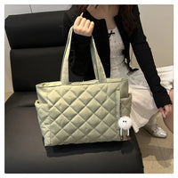 Rectangular Large Capacity Single Shoulder Bag for Commuting To Work Korean Style Women's Tote Bag Lightweight Casual Handbag Quick Pick Grocers