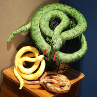 Artificial Python Plush Toy Long Snake Yellow Orange Green Python Plush Toy Decorate The House Holiday Decorations Econic Blanks