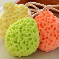 1PC Honeycomb Shape Newborn Baby Kids Bath Sponge Brushes Massage Baby Shower Exfoliating Body Face Cleaning Scrubber Newest Purest Peak