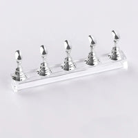 5/30pcs/Set Magnetic Nail Holder False Nail Tip Practice Stand Crystal Base Holder Nail Art Display For Art Salon DIY & Practice Econic Blanks