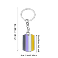 Progress Transgender Rainbow Pansexual pride Genderqueer pride Asexual Metal Key Ring Key Chain For Women Jewelry Quick Pick Grocers