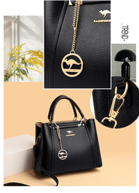 2024 Luxury Women Designer 3 Layers Shoulder Crossbody Sac Ladies Large Capacity Leather Handbags Shopper Brand Messenger Totes Quick Pick Grocers