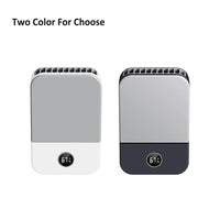 Portable Waist Fan Hanging Neck Fan Mini USB Rechargeable Portable Waist Clip Fan for Outdoor Sports Working Travel Small Fan Quick Pick Grocers