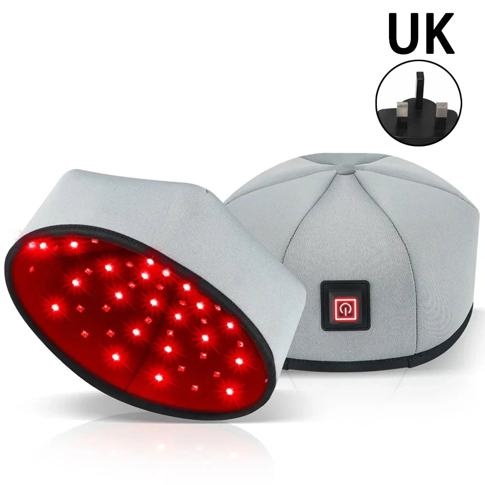 New Infrared LEDs 660nm&850nm Red Light Therapy Hair Growth Cap For Hair Regrowth Anti Hair Loss Relax Scalp Anti-inflammatory Quick Pick Grocers