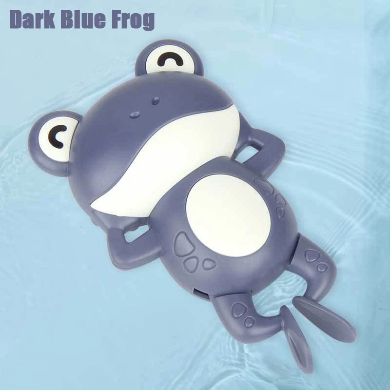 Baby Bath Toys Bathing Cute Swimming Turtle Whale Pool Beach Classic Chain Clockwork Water Toy For Kids Water Playing Toys Quick Pick Grocers