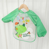 Waterproof EVA Full Sleeve Baby Bibs Children Apron Long Sleeve Feeding Smock Kids Eating Breastplate Infant Scarf Clothing Quick Pick Grocers