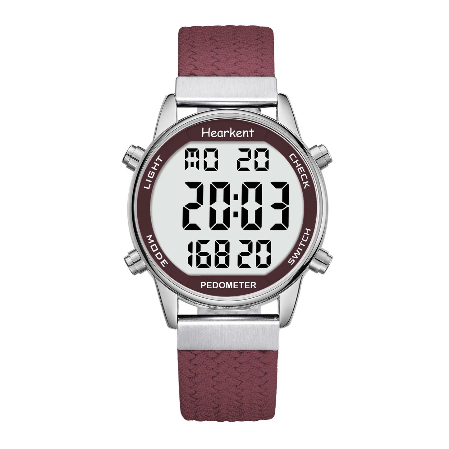 Hearkent Pedometer Sport Watches Step Counter Watch Women Digital Watches Calories Mile Stopwatch Countdown for Walking Tracker Quick Pick Grocers