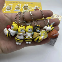 New Mofusand Bee Shaped Blind Box Twisted Egg Bee Cat Anime Figure Ornament Cute Doll Handmade Model Decor Toy Kid Birthday Gift Econic Blanks