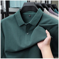 Men's 100% Cotton Polo Shirt - Summer Casual Breathable Tee,19 Colors,Ideal for Golf and Sports,Business Casual,Silk-Like Finish Quick Pick Grocers