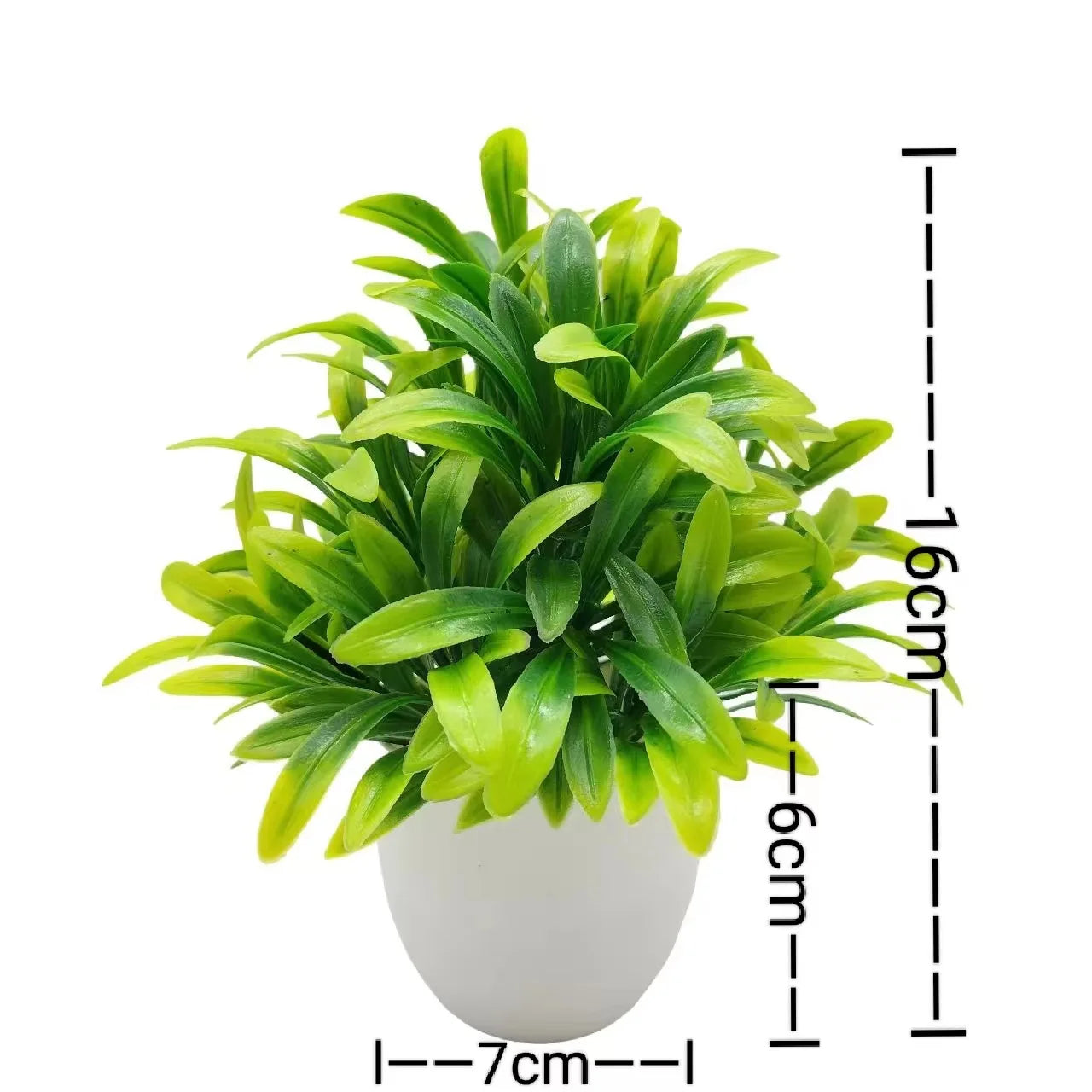 1pc Artificial Plants with Plastics Pots Perfect Greenery for Home DecorationsOffice Desk Living Room and Bedroom Decoration Econic Blanks