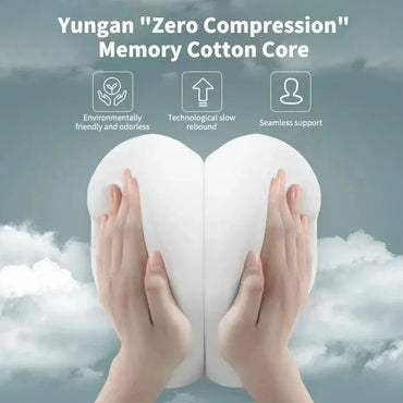 Memory Foam Lumbar Back Cushion for Car Office Gaming Chairs and Postpartum Waist Support Multi Functional Pain Relief Pillow Econic Blanks