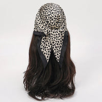 60Colors Luxury Scarf Women 70*70Cm Silk Feel Square Hair Wrapping Foulard Satin Shawl Big Size Head Bandana Hijab Handkerchief Quick Pick Grocers