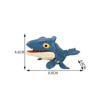 Jurassic Finger Dinosaur Triceratops Tyrannosaurus Model Toys for Kids Creative Finger Biting Dinosaurs Interactive Toy Boy Gift Quick Pick Grocers