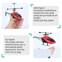 Rechargeable Mini RC Drone Remote Safe Fall-resistant RC Helicopters Drone Children Toys（No remote control battery） Econic Blanks