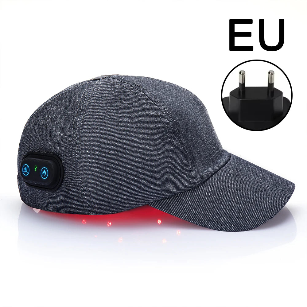 New Infrared LEDs 660nm&850nm Red Light Therapy Hair Growth Cap For Hair Regrowth Anti Hair Loss Relax Scalp Anti-inflammatory Quick Pick Grocers