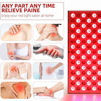 LED Red Light Therapy Panel Lamp for Facial Anti Aging Skin Care Beauty 225 LED Light Body Pain Relief Physical Therapy Tools Quick Pick Grocers