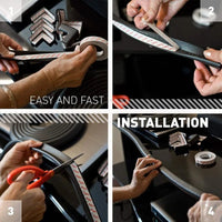 NBR Table Corner Safety Bumper Strips Anti Crash Baby Protection Strips Bumper Corner Soft Cover Strips Table Corner Protection Quick Pick Grocers