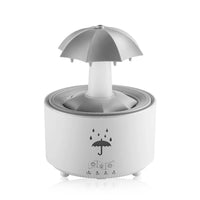 Rotating Umbrella Water Drop Air Humidifier with Colourful Night Lights Mute Spary Home Essential Oil Aroma Diffuser Humidifier Quick Pick Grocers