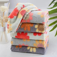 4Pcs Kitchen Cleaning Cloths Soft Absorbent Dishcloth Coral Fleece Sunflower Wiping Towel Rags Household Cleaning Cloth 30X30CM Econic Blanks
