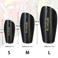 Sanke 1 Pair Soccer Football Shin Guard Teens Socks Pads Professional Shields Legging Shinguards Sleeves Protective Gear Quick Pick Grocers
