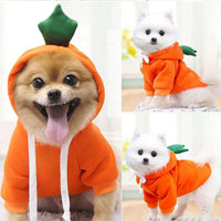 Cute Dog Hoodie Pet Fruit Clothes Funny Dog Cat Coats with Hat Halloween Cosplay Costume Dogs Hooded Sweatshirt for Puppies Cat Econic Blanks