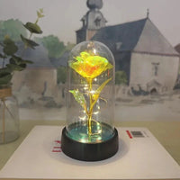 Rose Light Beautiful Realistic Looking Night Light Rose Eternal Flower Party Supplies LED Simulation Rose Flower Valentine's Day Econic Blanks