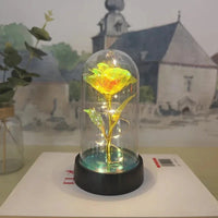 Rose Light Beautiful Realistic Looking Night Light Rose Eternal Flower Party Supplies LED Simulation Rose Flower Valentine's Day Quick Pick Grocers