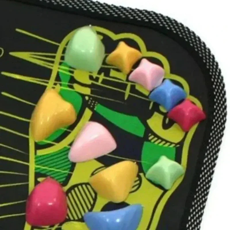 Foot Massage Mat Acupressure Relax Massage Pad Trigger Point Heath Therapy Relax Pain Stress Relief Reflexology Walk Stone Road Quick Pick Grocers