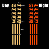 18 pcs/set Luminous Automobile Interior Stickers Universal Car Windows Control Panel Decals Auto Door Window Lift Button Sticker