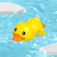 Baby Bath Toys Kids Swimming Clockwork Dolls Play Water Fun Bathing Cute Funny Children Bathroom Shower Bathtub Animals Toy Econic Blanks