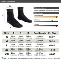 3mm&5mm Neoprene Diving Socks Non-slip Adult Warm Patchwork Elasticity Wetsuit Shoes Diving Surfing Boots Swimming Snorkeling Quick Pick Grocers