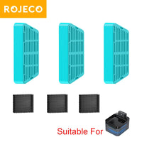 ROJECO Water Fountain Replaceable Filter For 2.2L Wireless Cat Water Foutain Filters Cats Drinkers Pet Water Purifier Filters Quick Pick Grocers