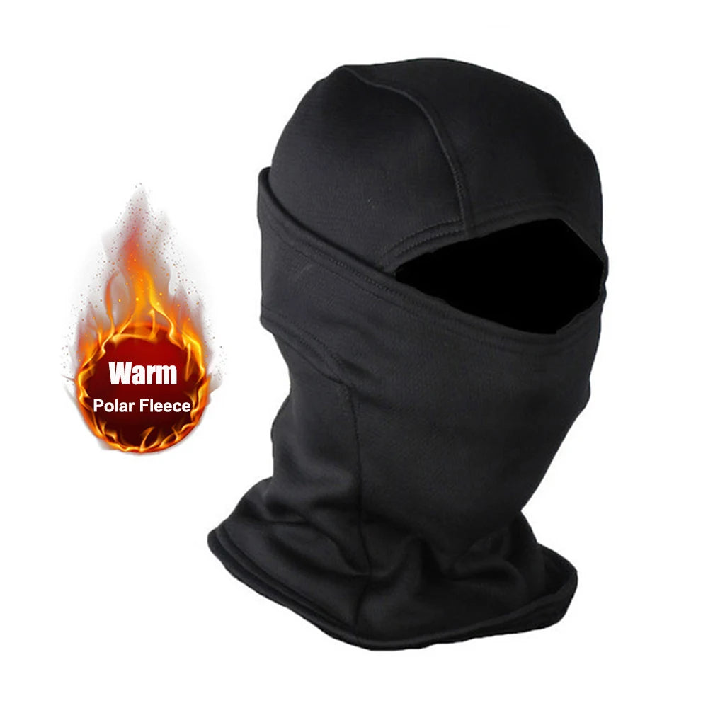 Winter Fleece Warm Camouflage Balaclava Outdoor Cold-proof Ski Cycling Full Face Mask Motorcycle Mask Helmet Lining Econic Blanks