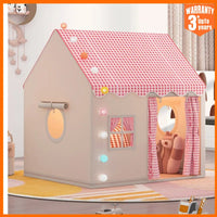 Kid Toys Tent Princess Castle Play House Cubby Children Small House Folding indoor Play tent Baby Tent Solid Frame No Light Ball Purest Peak