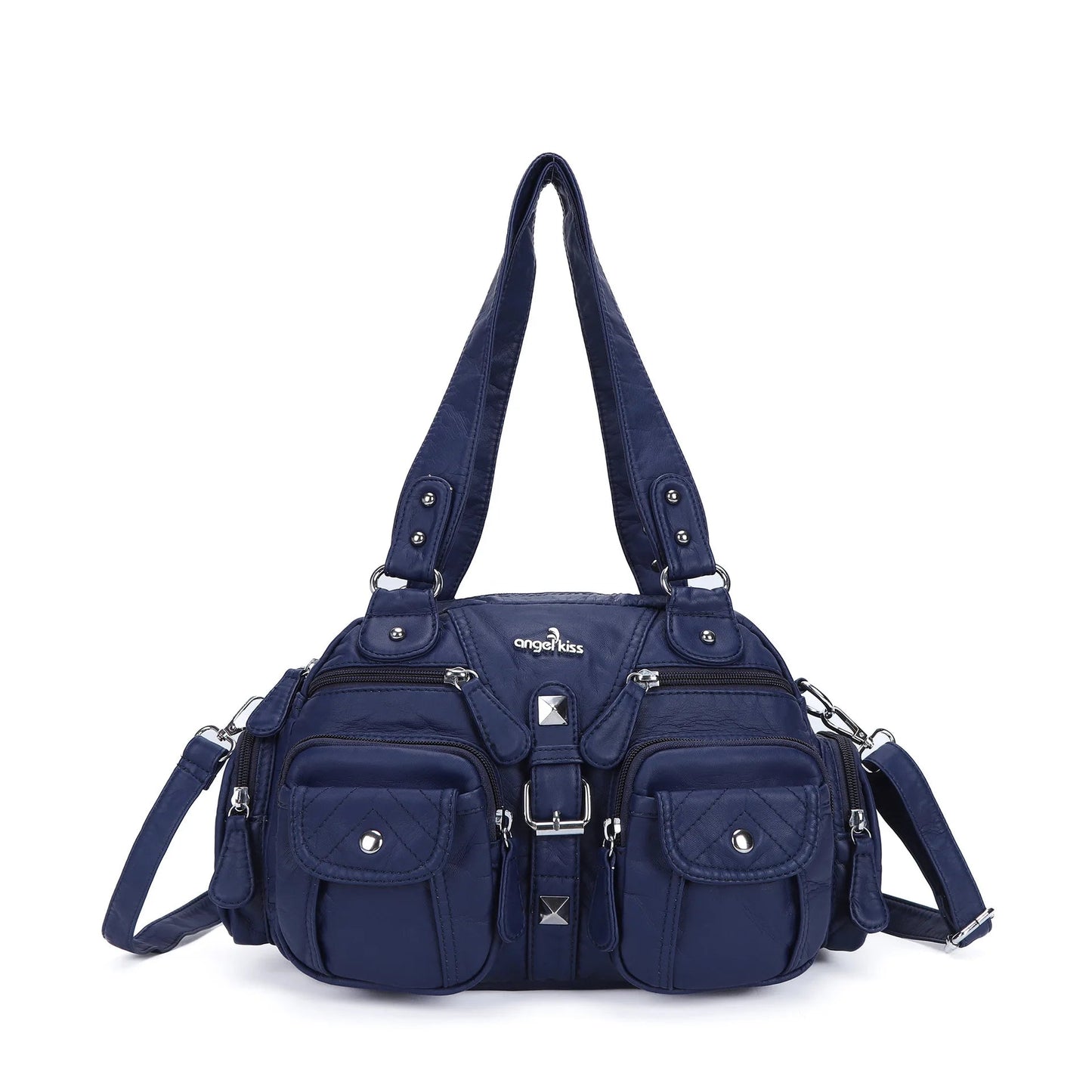 Vintage Women Handbags Satchel Top-handle Handbag PU Shoulder Bag Dumpling Pack Give Gifts Shoulder Bags Phone Money Pack Quick Pick Grocers