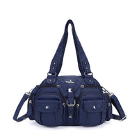 Vintage Women Handbags Satchel Top-handle Handbag PU Shoulder Bag Dumpling Pack Give Gifts Shoulder Bags Phone Money Pack Quick Pick Grocers
