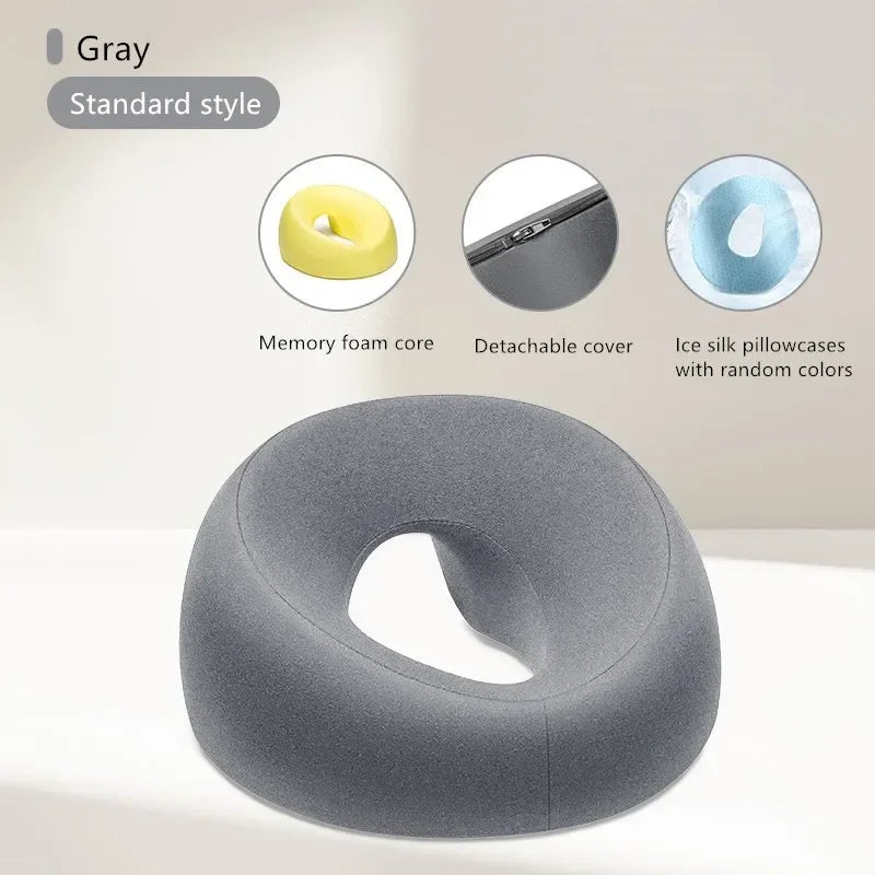 Face Down Pillow Desk Nap Pillow Prone Resting Comfort Memory Foam Ergonomics Home Massage Headrest for Beauty Salon Econic Blanks