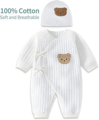 Boys Girls Bodysuit Newborn Winter Onesie Clothes Cotton Toddler Home Wear  0-6M Thickened Spring and Autumn Clothing Econic Blanks