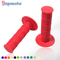 22mm 24mm Motorcycles Grip Dirt Bike Grips 7/8" Rubber Biker Scooter Handle Grip For Handlebar Mx Pillow Top Throttle 22mm Bar Quick Pick Grocers
