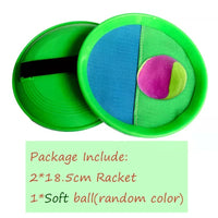 Children Sports Toys Toss & Catch Ball Sticky Balls Summer Outdoor Beach Toy Multiplayer Game Parent-child Interaction Gifts TMZ Quick Pick Grocers