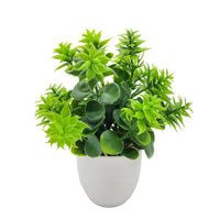 1pc Artificial Plants with Plastics Pots Perfect Greenery for Home DecorationsOffice Desk Living Room and Bedroom Decoration Econic Blanks