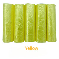100PCS Mixed Color Thicken Disposable Garbage Bags Kitchen Storage Trash Can Liner Bags Protect Privacy Plastic Waste Bag Econic Blanks