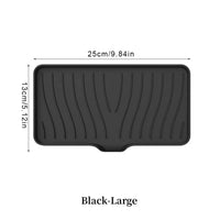 1-Pack Silicone Drain Soap Box Kitchen Bathroom Anti-slip Sink Tray Creative Washing Table Soap Tray Free Punch Drain Rack Econic Blanks